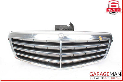07-09 Mercedes W211 E350 E550 Front Center Bumper Grill Grille Trim Cover Panel