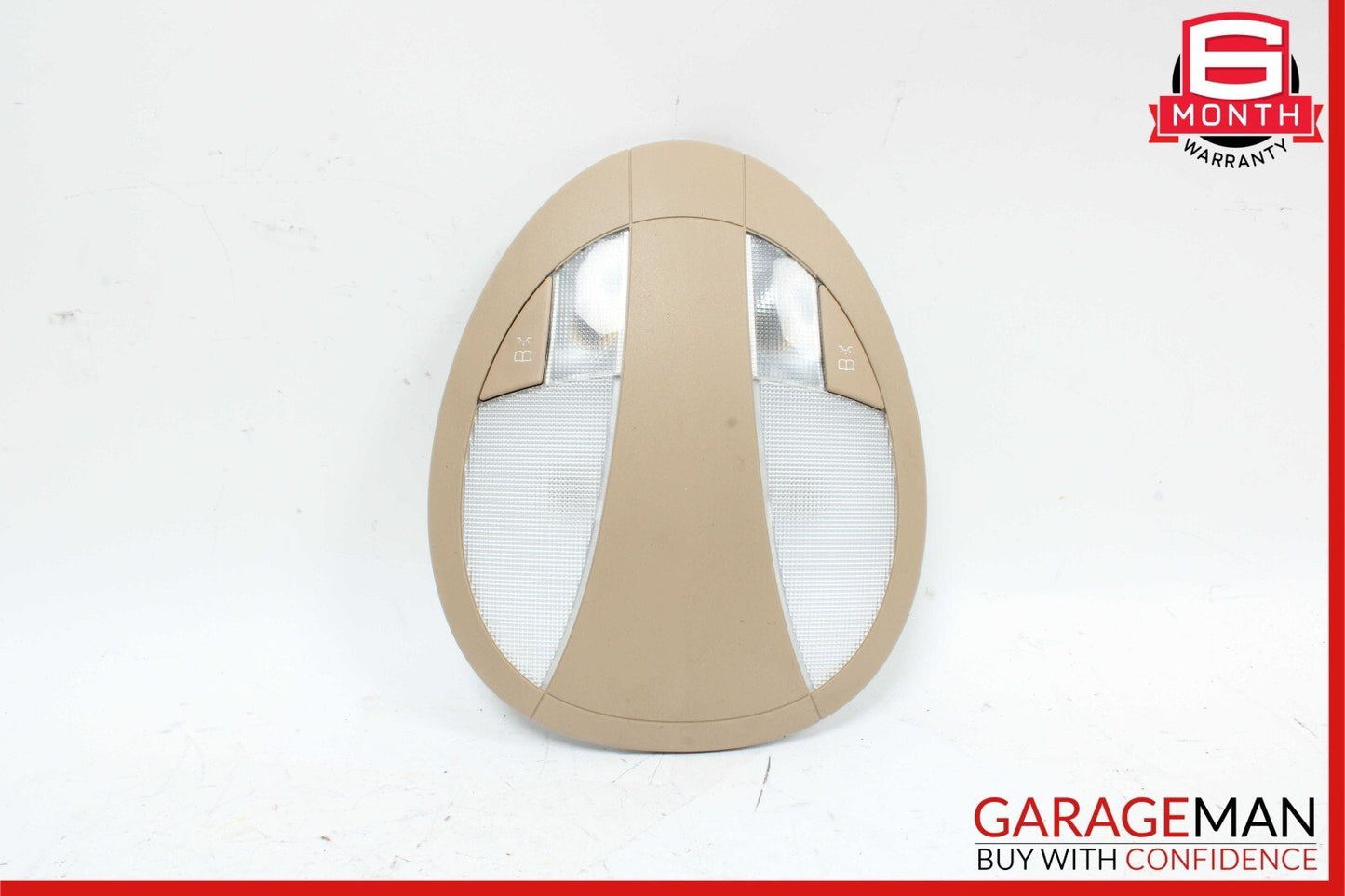 06-11 Mercedes W211 E550 E350 CLS550 Rear Overhead Dome Light Reading Map Brown