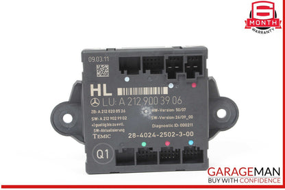 08-18 Mercedes W212 E350 Rear Left Driver Side Door Control Module 2129003906