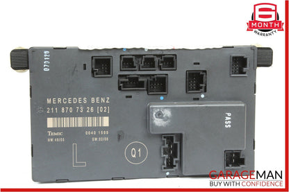 03-09 Mercedes W211 E350 E63 AMG Front Left Driver Side Door Control Module OEM