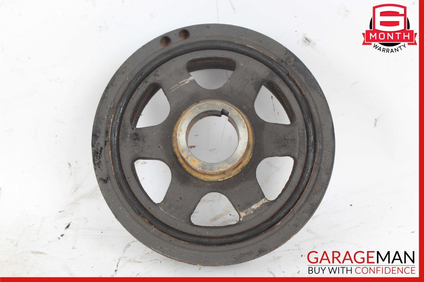 98-07 Mercedes W220 S500 Engine Motor Crankshaft Pulley Vibration Damper OEM