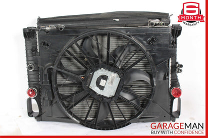 06-09 Mercedes W219 CLS500 Engine Cooling Radiator AC A/C Condenser Fan Assy