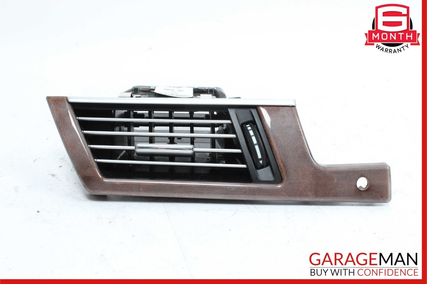 10-13 Mercedes W212 E350 Front Left Dashboard Dash AC A/C Air Vent Trim Wood
