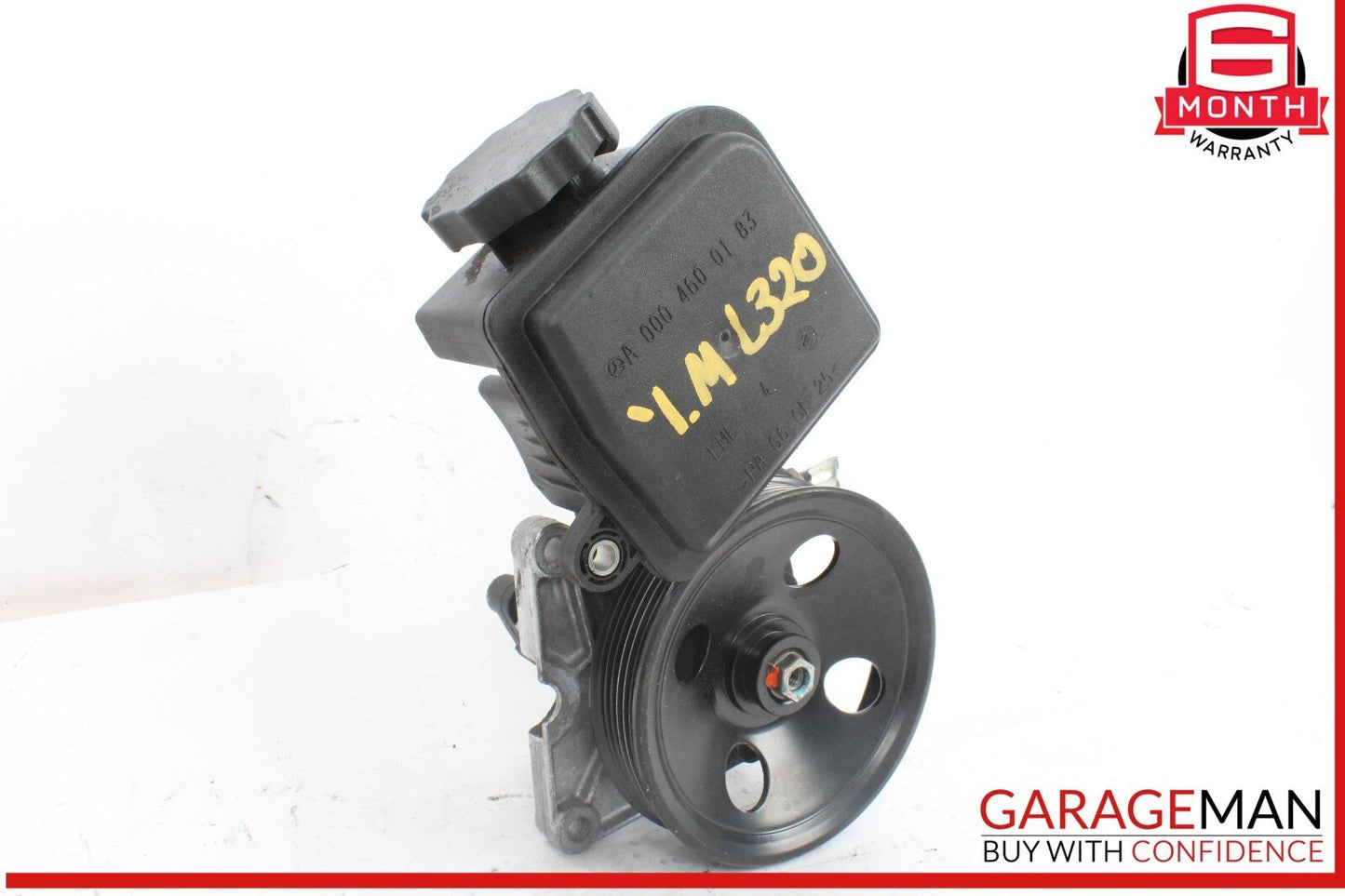 00-08 Mercedes W163 ML320 Power Steering Pump Reservoir Assembly 0004600183 OEM