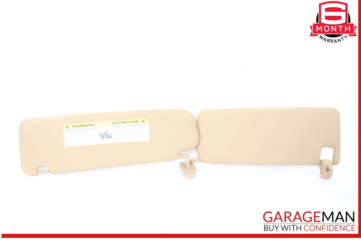 11-14 Porsche Cayenne 958 Front Right Side Sun Visor Sunvisor Beige OEM