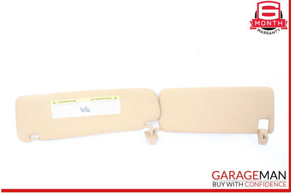 11-14 Porsche Cayenne 958 Front Right Side Sun Visor Sunvisor Beige OEM