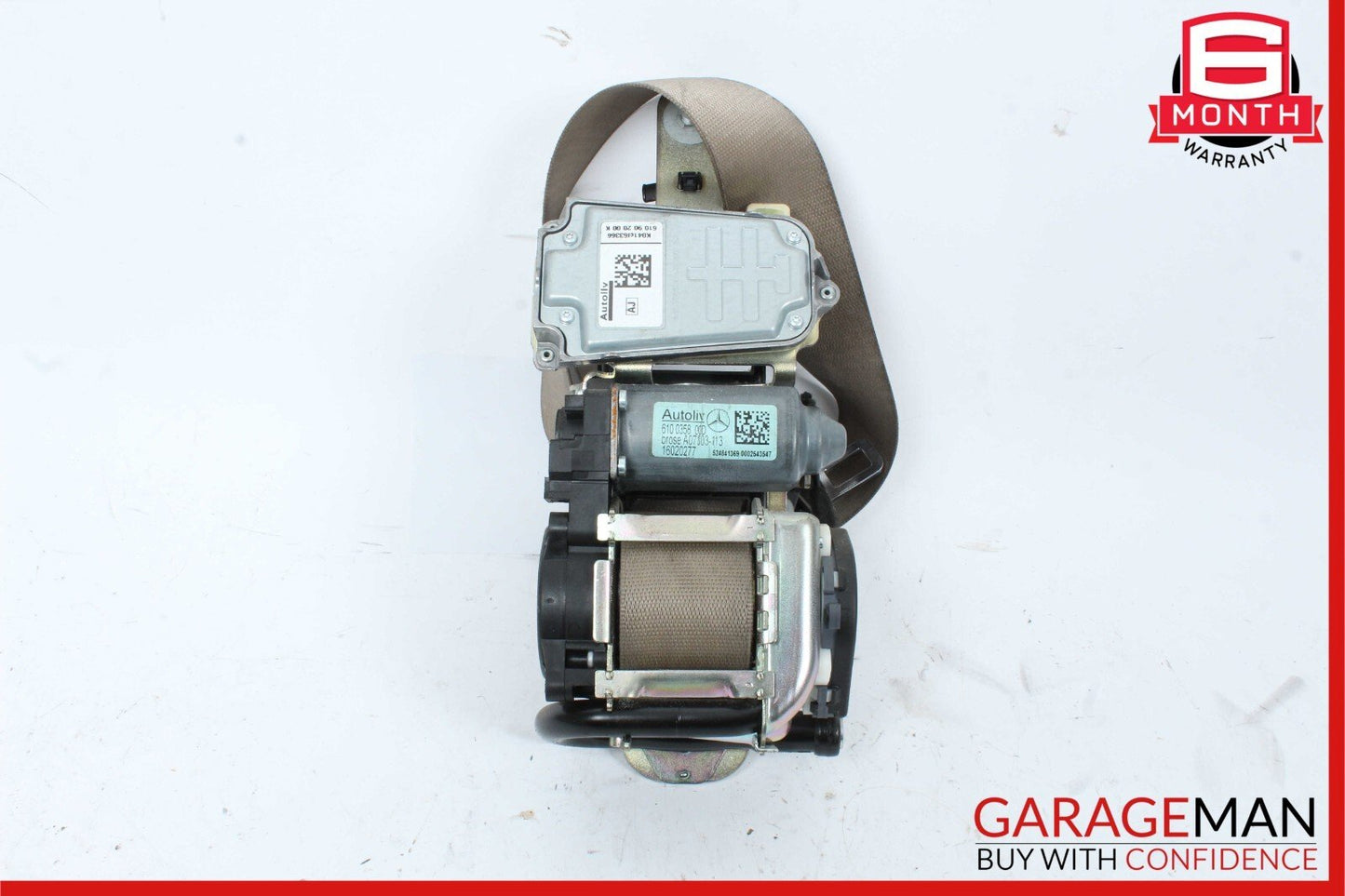 10-13 Mercedes W207 E350 E550 Coupe Front Right Side Seatbelt Seat Belt Beige