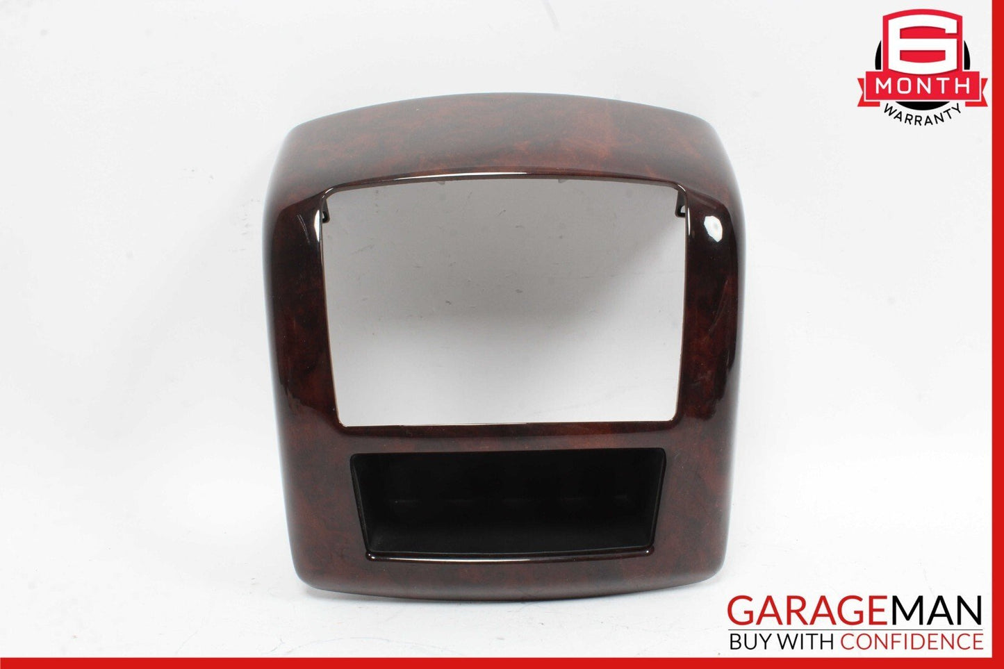 07-13 Mercedes W221 S550 S63 AMG Center Console Rear AC Control Trim Bezel Wood
