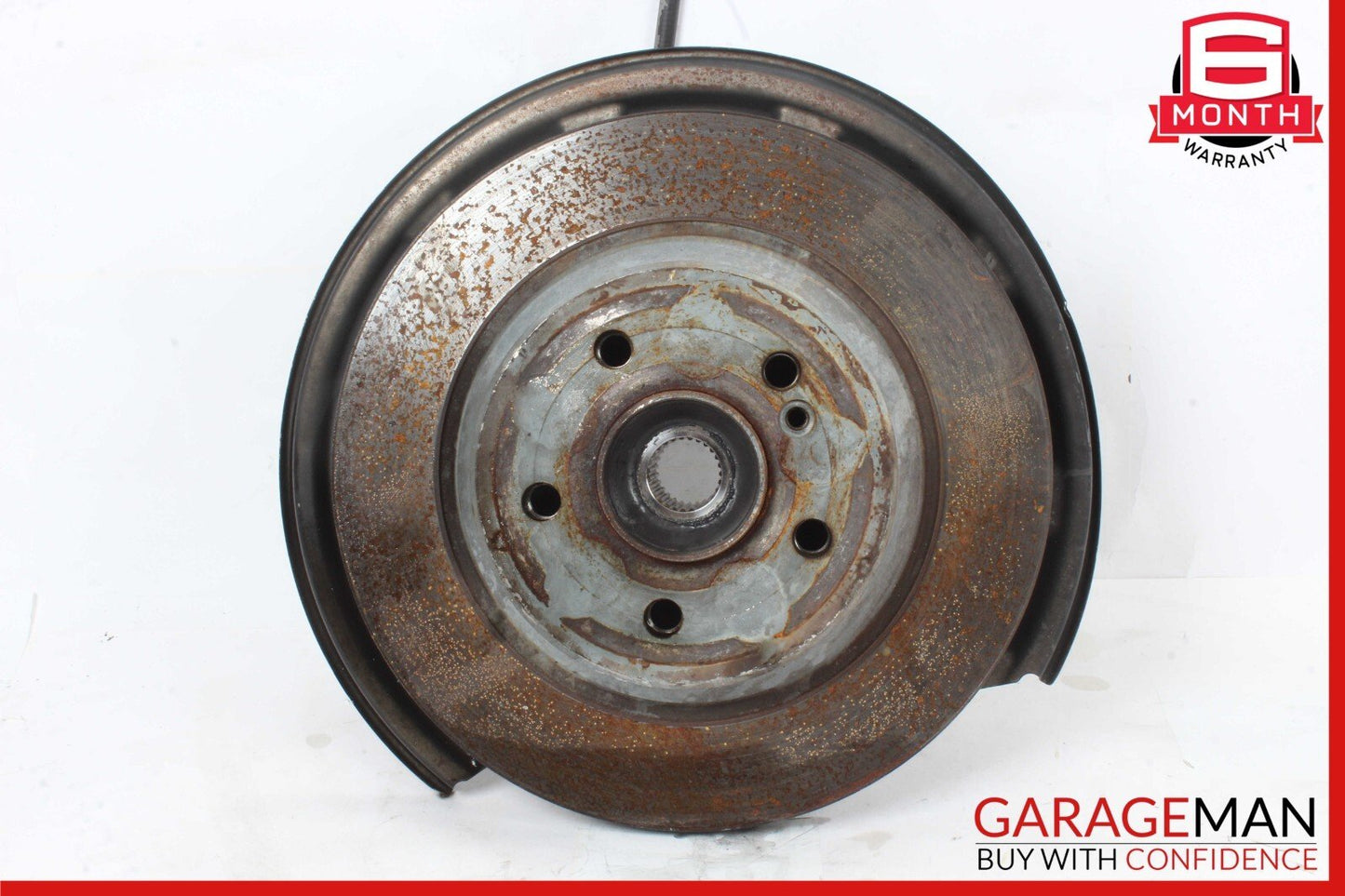 08-15 Mercedes W212 E350 Rear Left Side Spindle Knuckle Hub Bearing Brake Rotor
