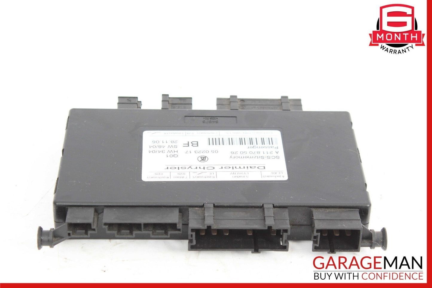 03-12 Mercedes E350 E63 GL450 Front Right Side Under Seat Control Module Unit