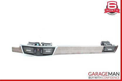 10-13 Mercedes W212 E350 Front Center Dash AC A/C Air Vent Grille Trim Assembly
