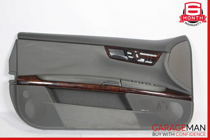 07-10 Mercedes W216 CL550 Front Left Side Interior Door Trim Panel Gray
