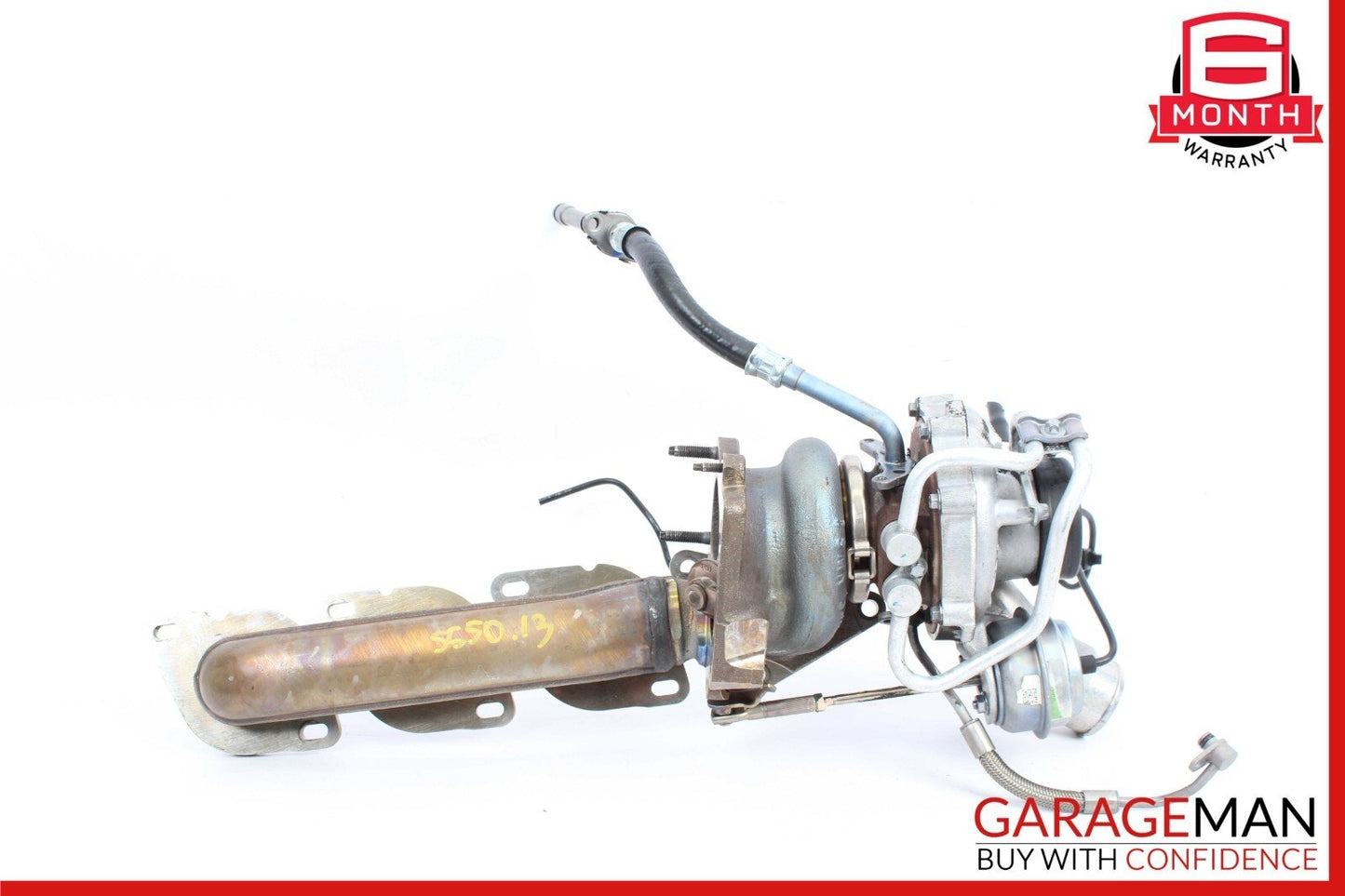 11-14 Mercedes W221 S500 S550 4.7L Left Side Turbocharger Turbo Charger Manifold