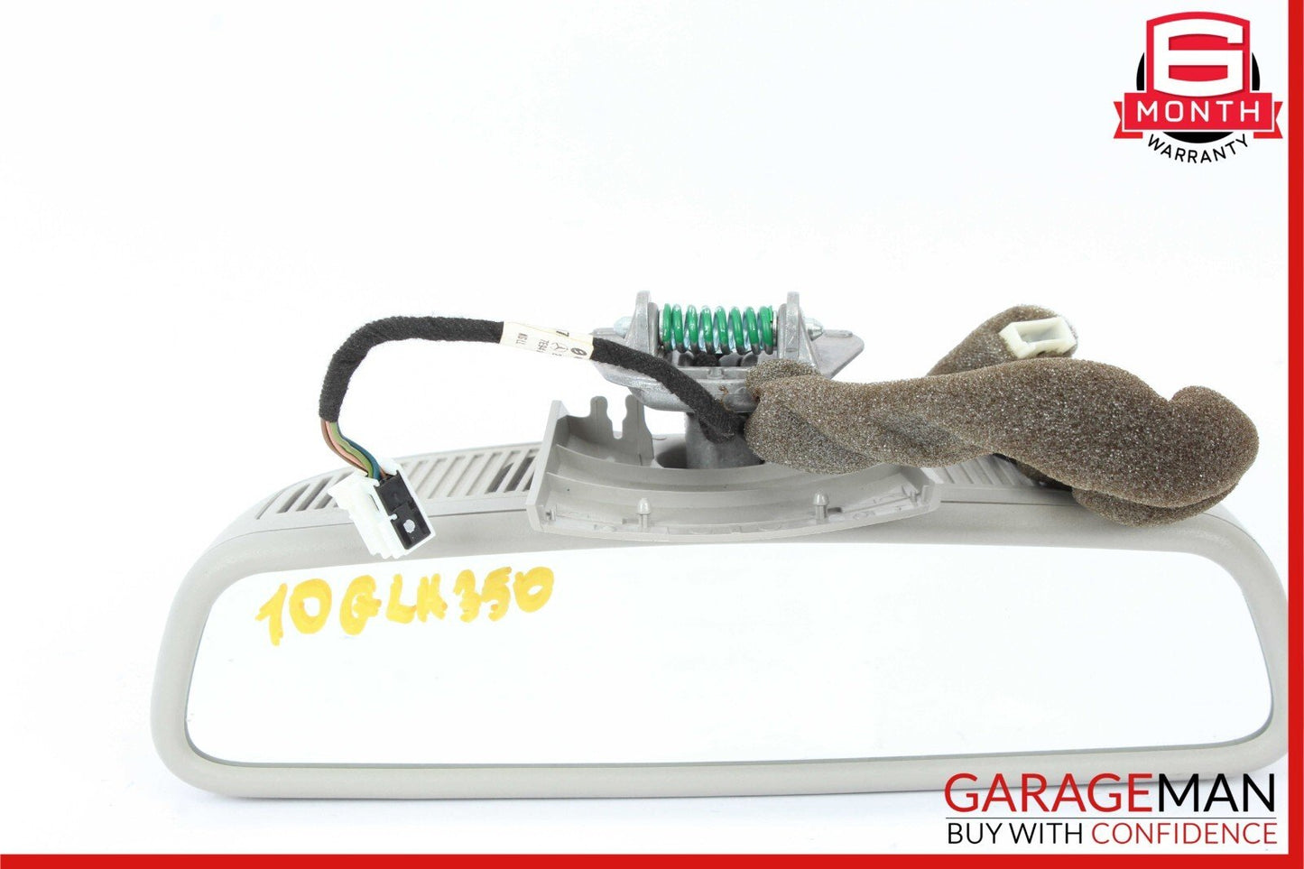 08-12 Mercedes W204 C300 E350 Interior Rear View Mirror Assembly Gray OEM