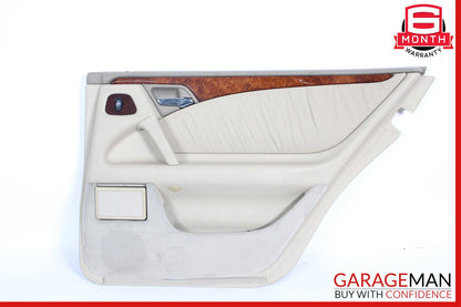 96-03 Mercedes W210 E320 Rear Right Passenger Side Interior Door Panel Trim OEM