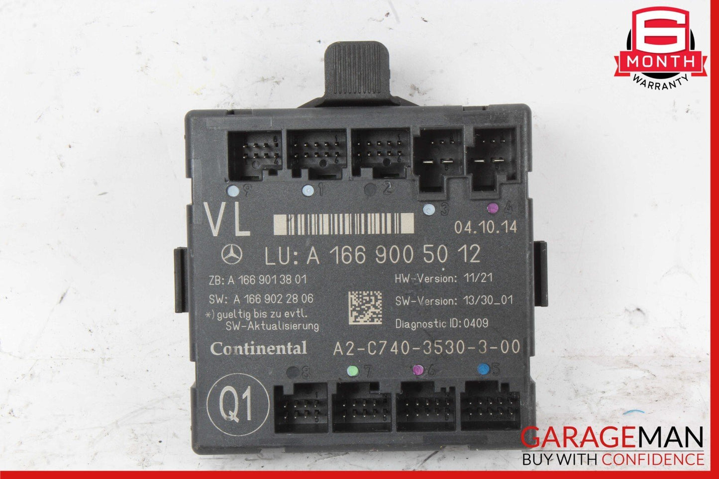 12-19 Mercedes W166 ML400 GLA250 Front Left Side Door Control Module OEM