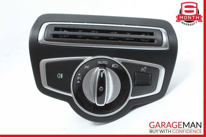 15-20 Mercedes W205 C300 GLC300 C400 Headlight Switch Control 2059056500 OEM