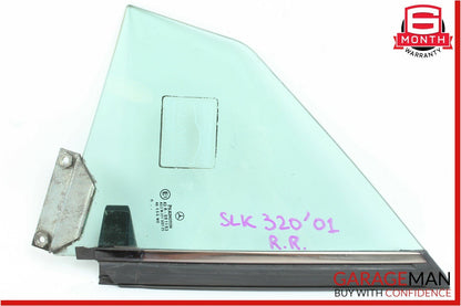 97-04 Mercedes R170 SLK320 Rear Right Passenger Side Quarter Window Glass OEM