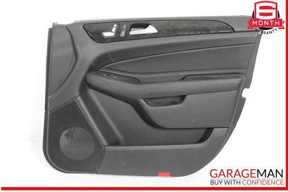 16-19 Mercedes W166 GLE400 GLE350 Interior Door Panel Rear Front Side Black OEM