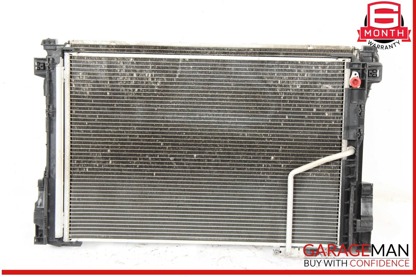 12-15 Mercedes R172 SLK250 Engine Cooling Radiator AC Air A/C Condenser OEM