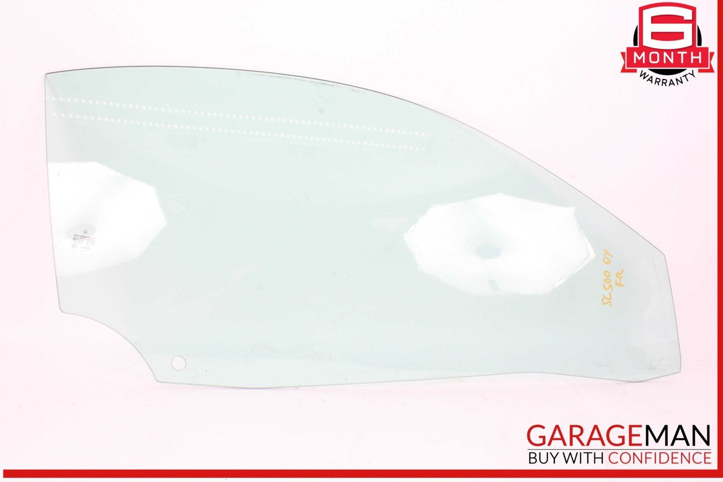 03-12 Mercedes R230 SL500 SL550 Front Right Passenger Side Door Window Glass OEM