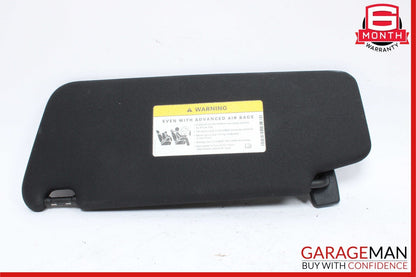 08-14 Mercedes W204 C350 Front Right Passenger Sun Visor Sunvisor Shade Black