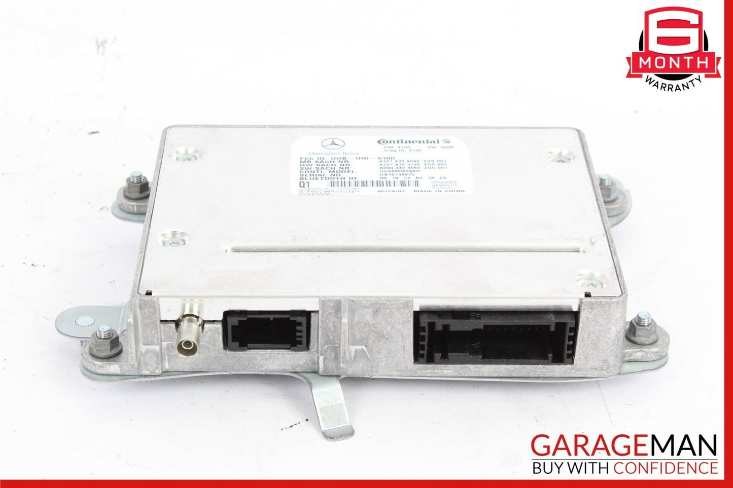 07-10 Mercedes W221 S550 CL550 Bluetooth Communication Controller Module Unit