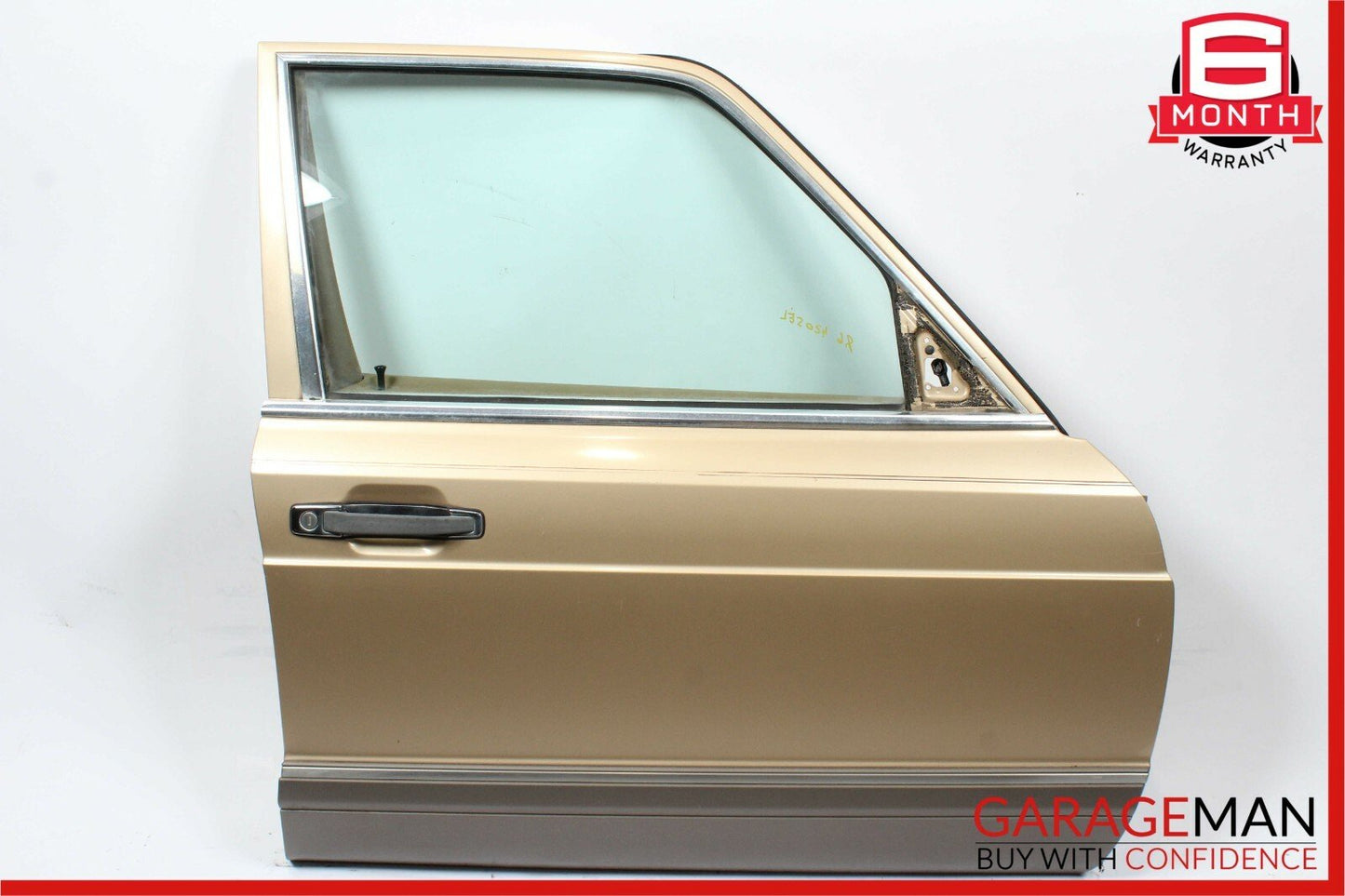 86-91 Mercedes W126 420SEL Front Right Side Door Shell Panel Assembly Beige OEM