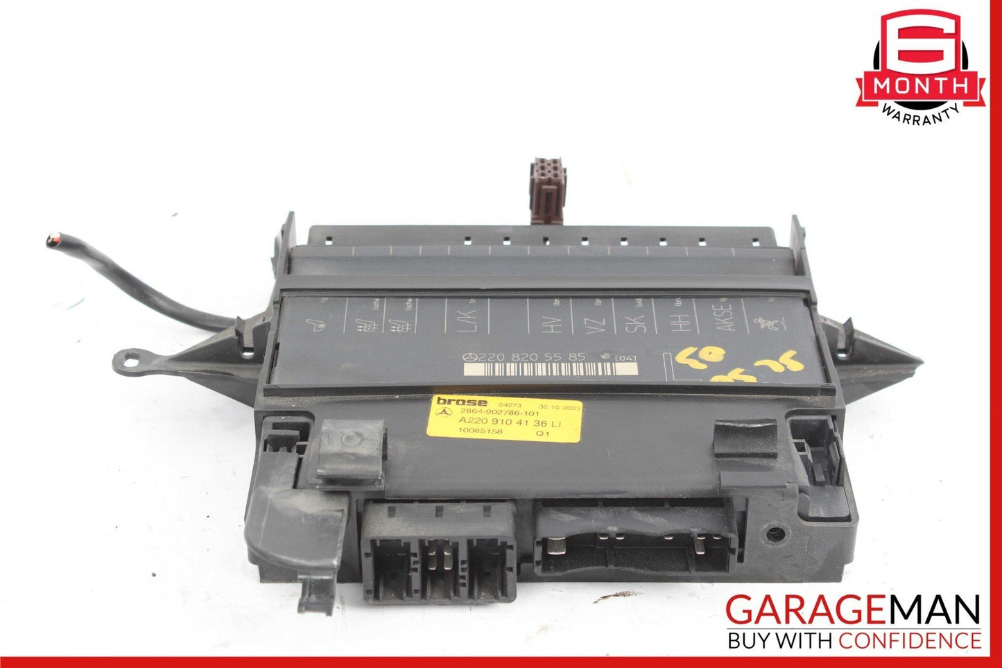 03-06 Mercedes W216 CL550 S500 Seat Control Module Front Left 2209104136 OEM