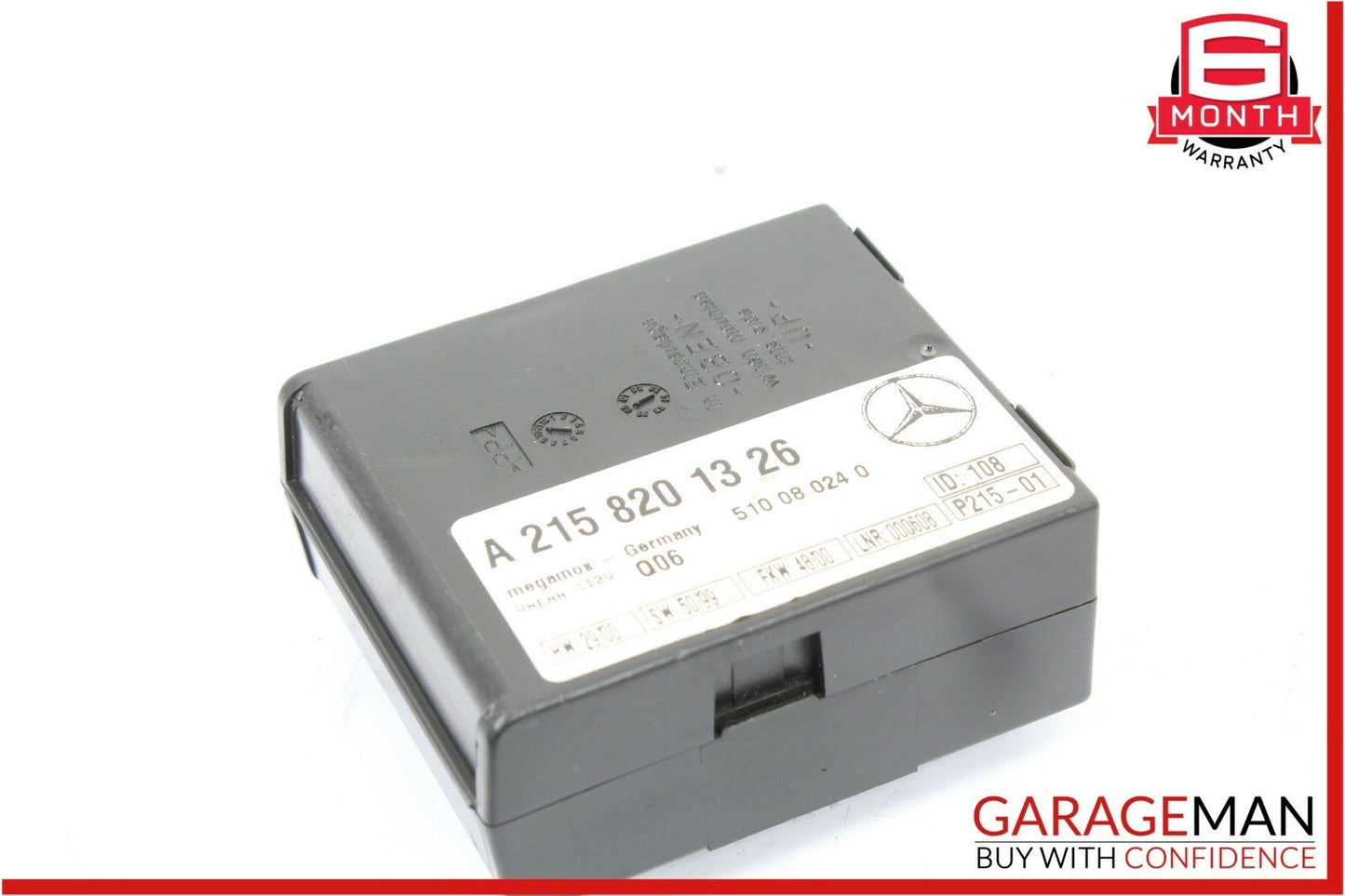 00-02 Mercedes W215 CL500 CL55 AMG Tow Alarm Control Module Unit 2158201326 Q06