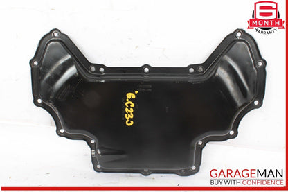 05-11 Mercedes W203 C230 Sport Engine Upper Oil Sump Baffle Pan 2720100128 OEM