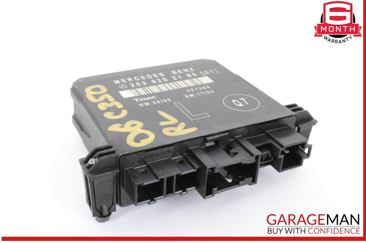 01-07 Mercedes W203 C350 Sport Rear Left Side Door Control Module 2038202185 OEM