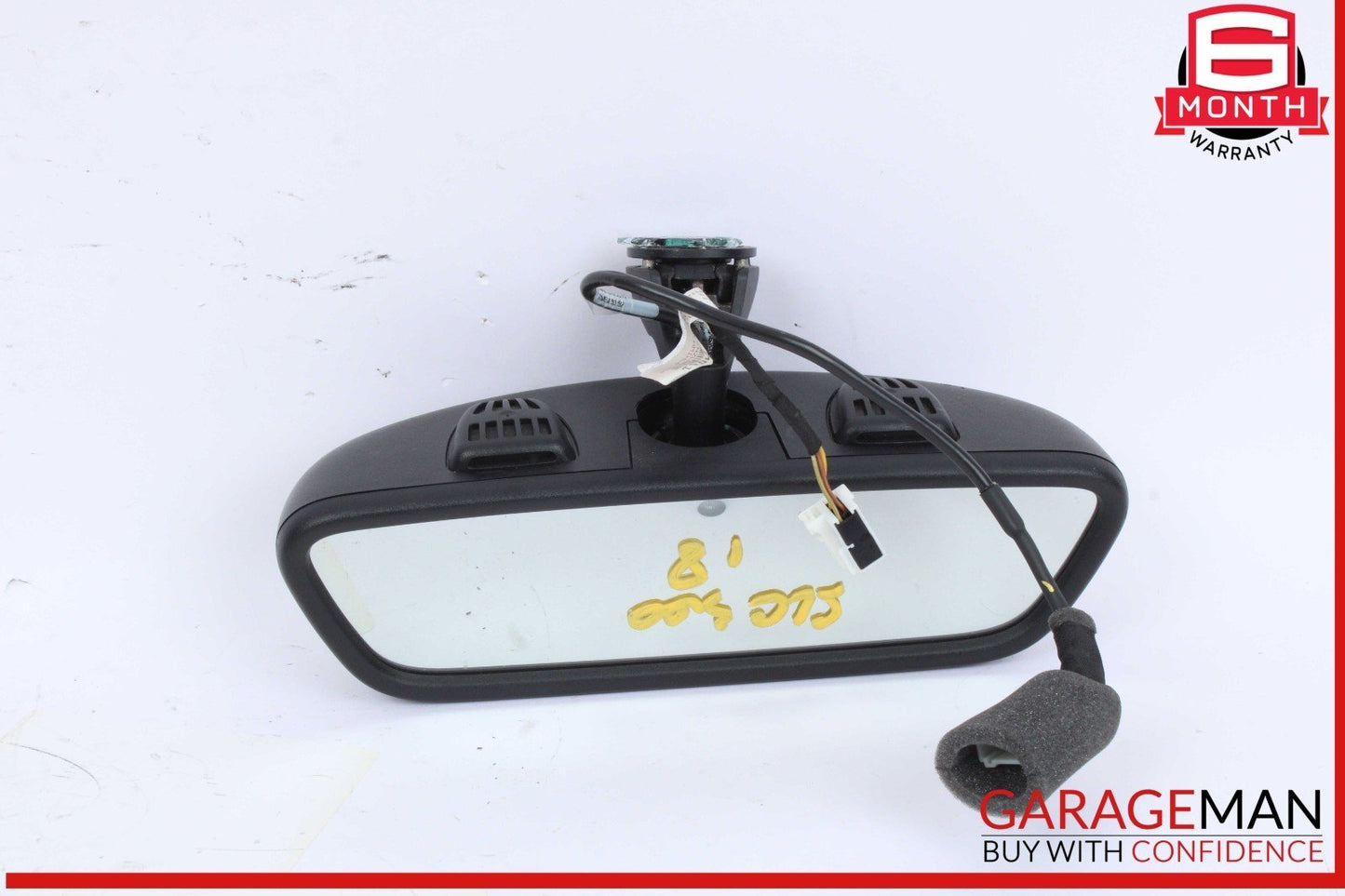 12-20 Mercedes R172 SLC300 SLK350 Interior Rear View Mirror Black OEM