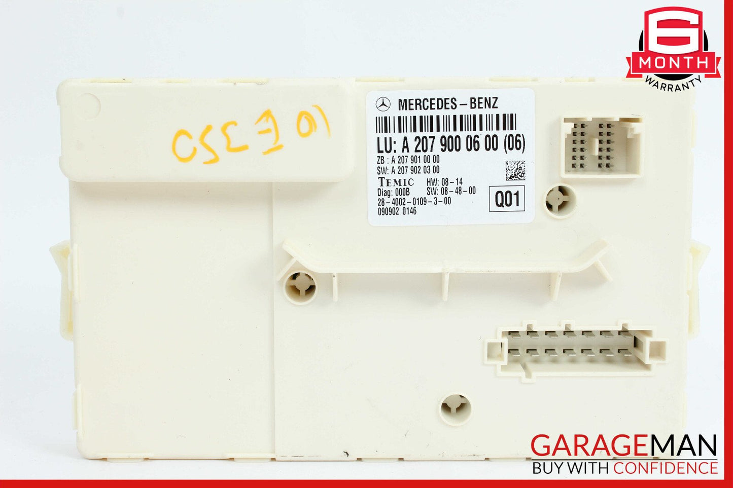 10-17 Mercedes W212 E350 E550 Coupe Rear Window Regulator Control Module OEM