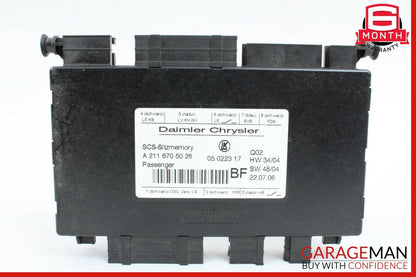 Mercedes X154 GL450 E350 CLS550 Front Right Side Under Seat Control Module OEM