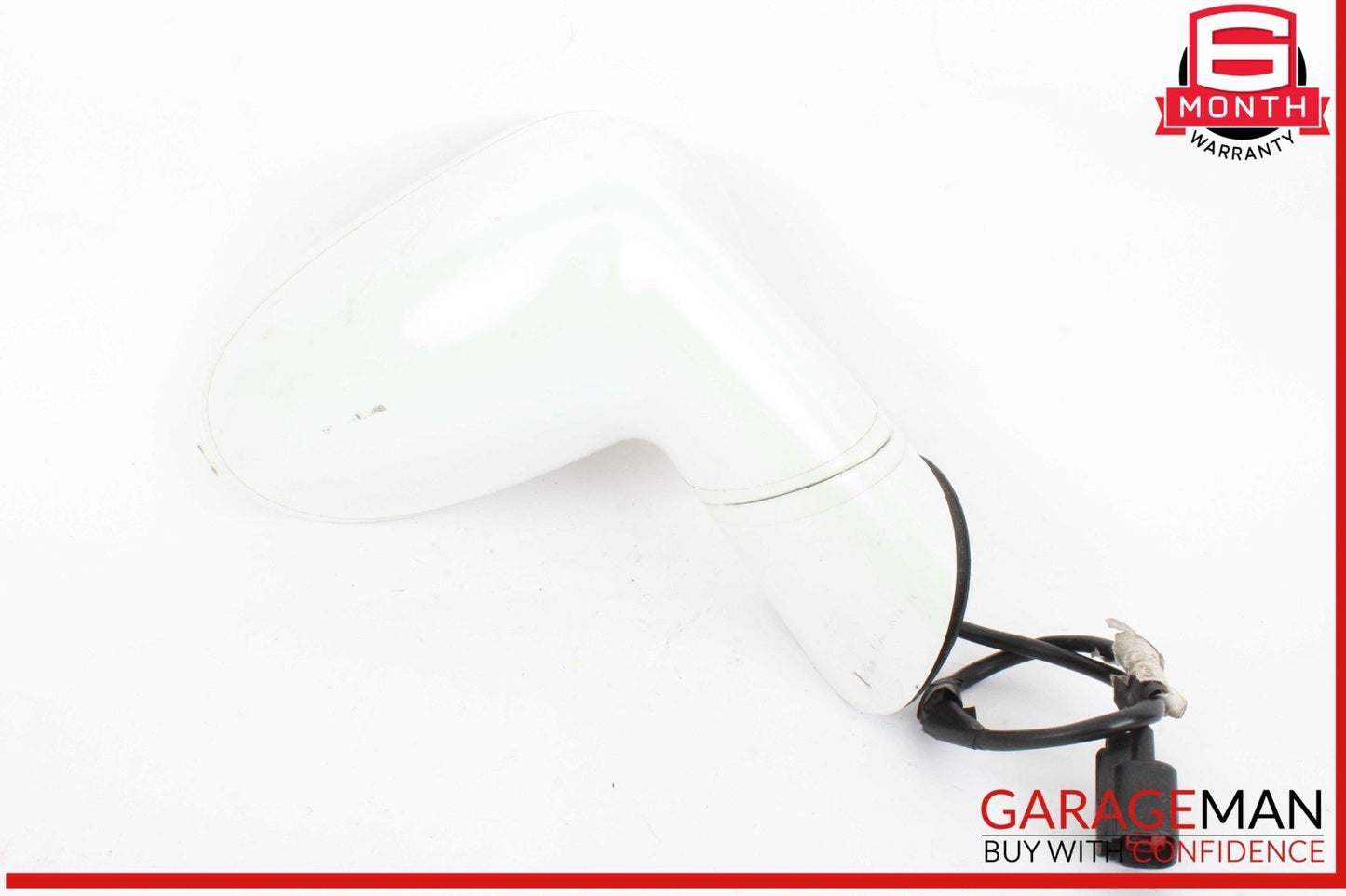 07-10 Saturn Sky Front Right Passenger Side Door Rear View Mirror White 25852609