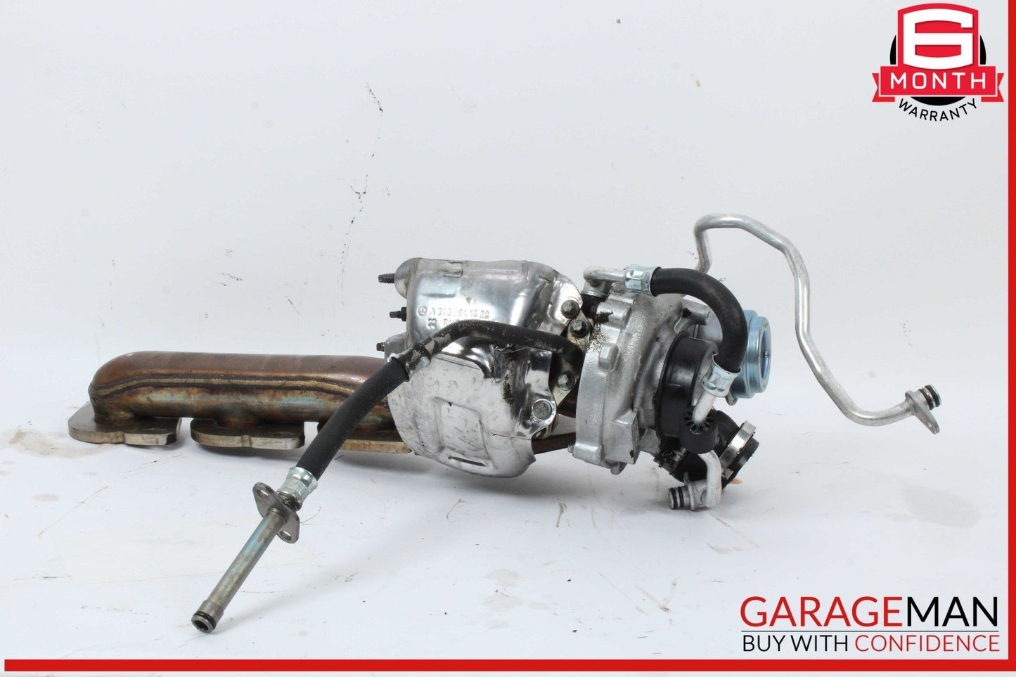 11-16 Mercedes X166 GL450 Right Turbocharger Turbo Charger Manifold OEM