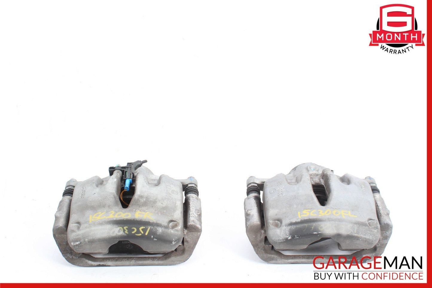 15-20 Mercedes W205 C300 C350e Front Left & Right Brake Calipers Set of 2 Pc OEM