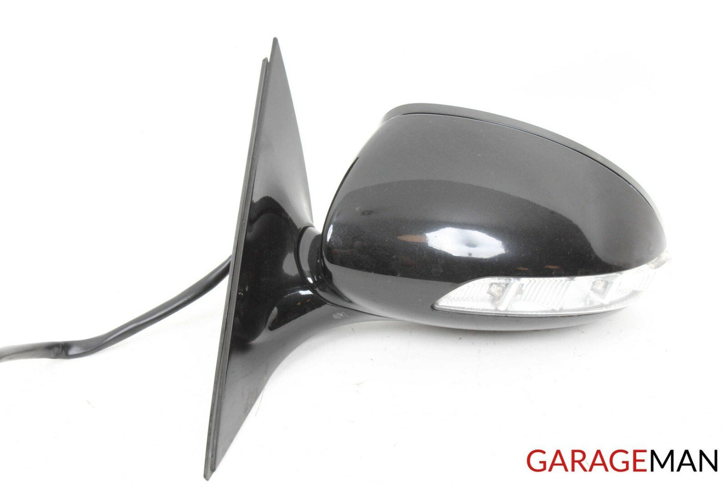 07-09 Mercedes W221 S550 S600 Front Left Side Mirror Door Rear View Black OEM