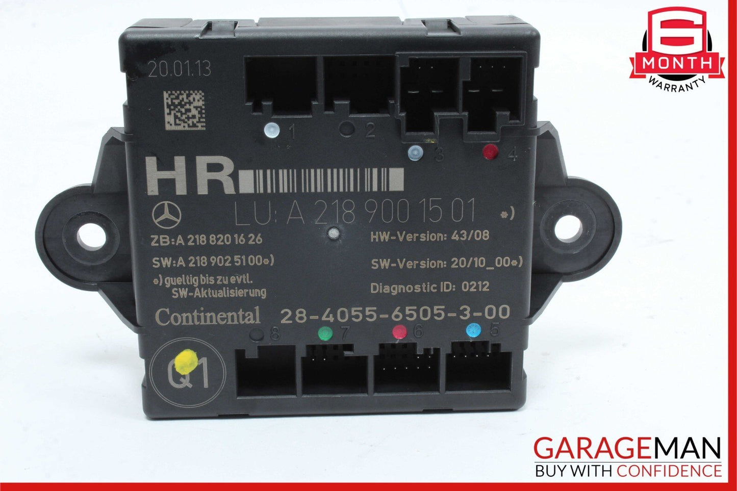 08-18 Mercedes W204 C300 CLS550 E550 Rear Right Side Door Control Module Unit