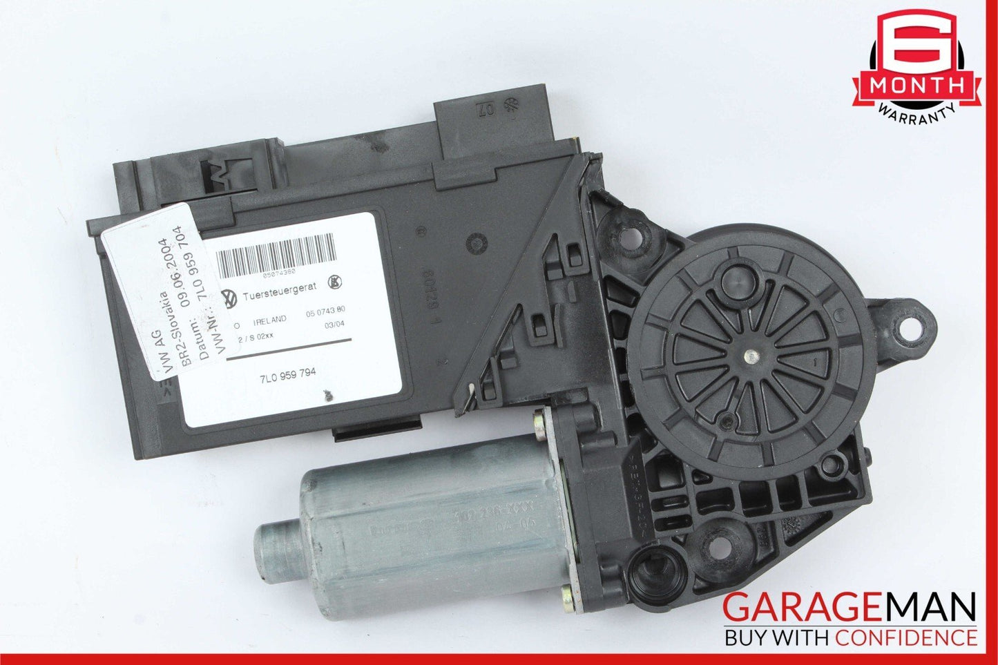 03-10 Porsche Cayenne 955 957 Rear Right Door Window Regulator Motor Unit OEM