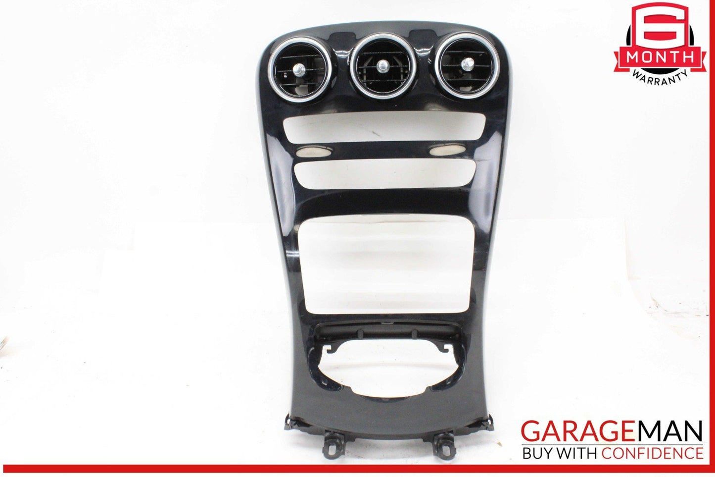 15-18 Mercedes W205 C300 C350e C400 Center Console Trim Bezel w/ Air Vent OEM