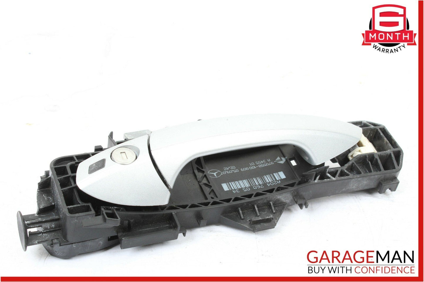 08-11 Mercedes W204 C300 C250 Front Left Driver Side Exterior Door Handle Silver