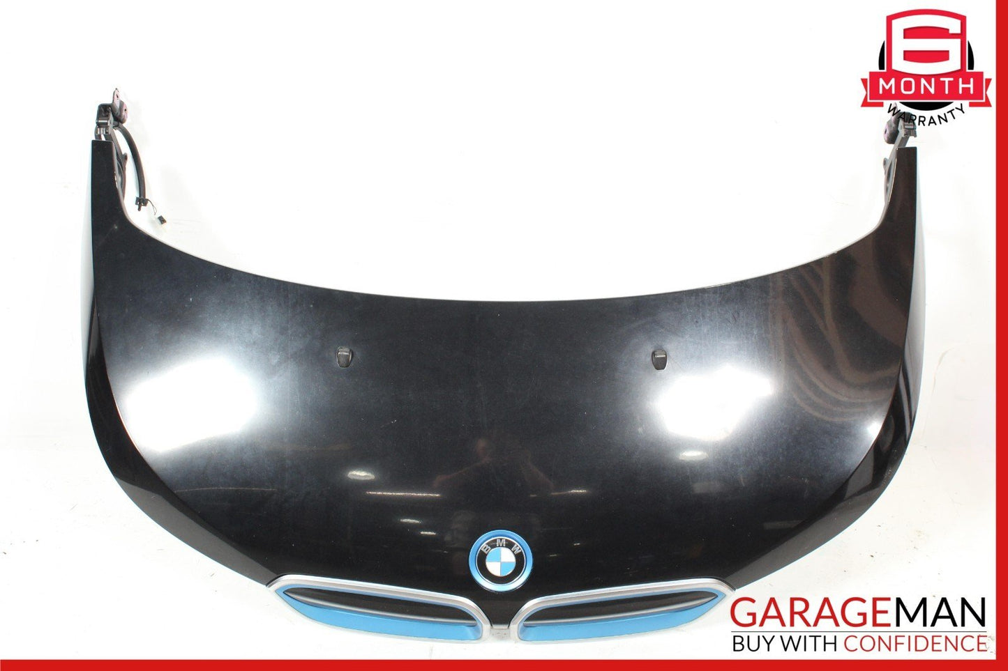 14-21 BMW i3 I01 Hood Cover Panel Assembly Black 51237375891 OEM