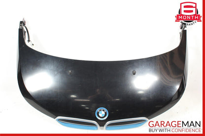 14-21 BMW i3 I01 Hood Cover Panel Assembly Black 51237375891 OEM