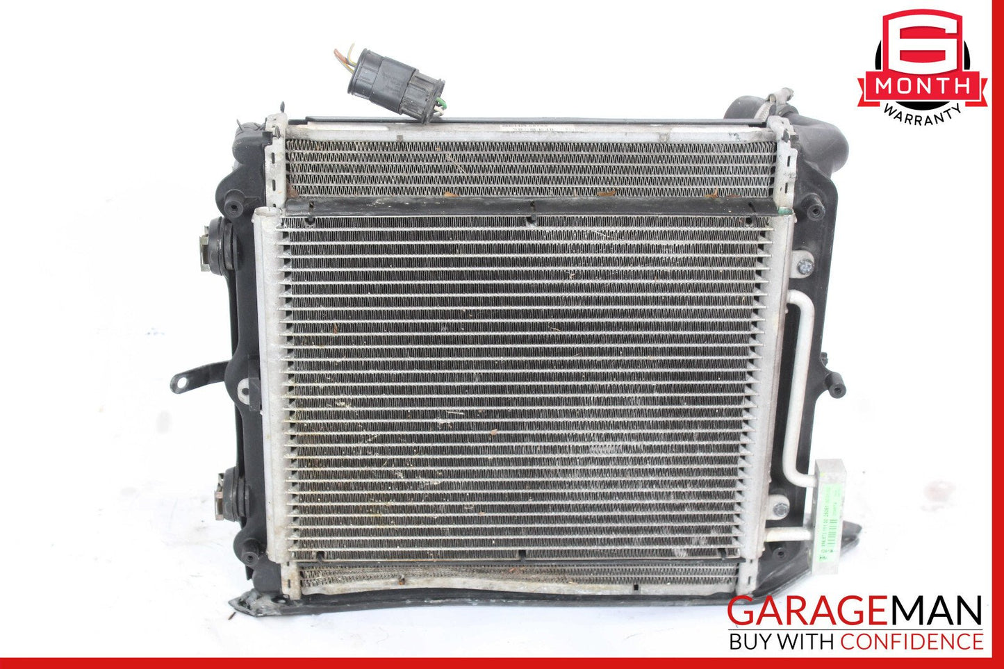 97-04 Porsche Boxster 986 S Right Side Engine Radiator AC A/C Condenser Fan Assy