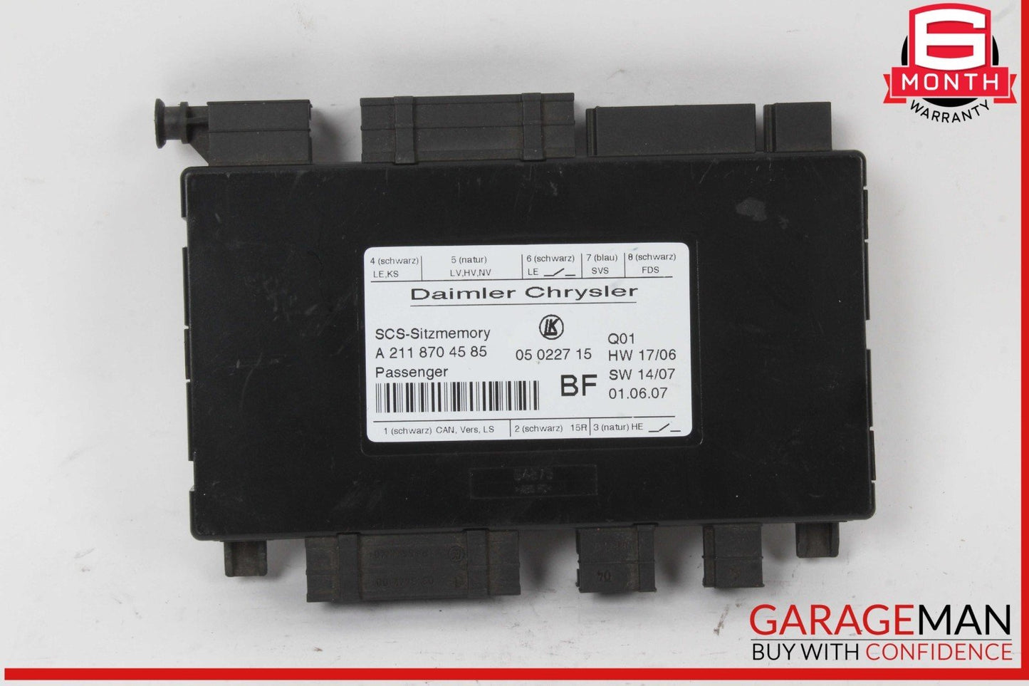 03-12 Mercedes W211 E350 GL550 ML350 Front Right Seat Control Module OEM