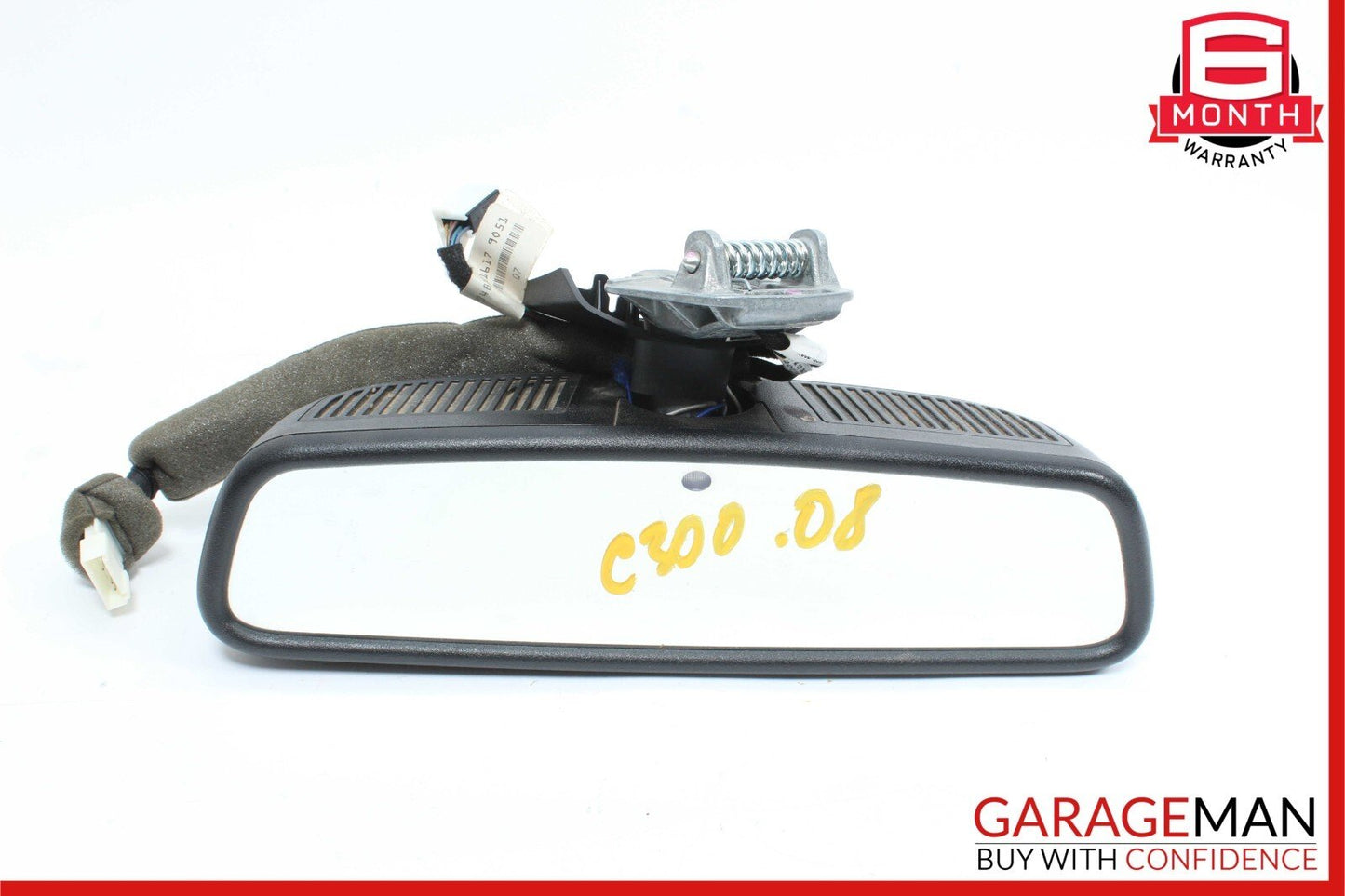 08-14 Mercedes W204 C300 C350 C250 Interior Rear View Mirror Black OEM