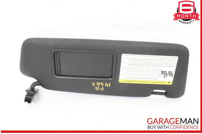 14-17 Audi SQ5 Front Right Passenger Side Sun Visor Sunvisor Black 8K0857552 OEM