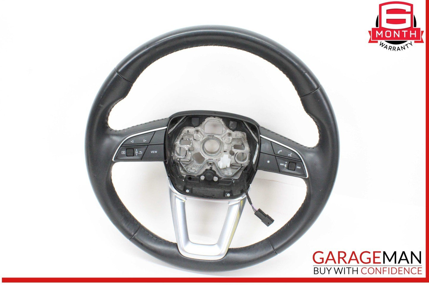 19-24 Audi Q3 Front Left Driver Side Steering Wheel Black 83A419091D OEM